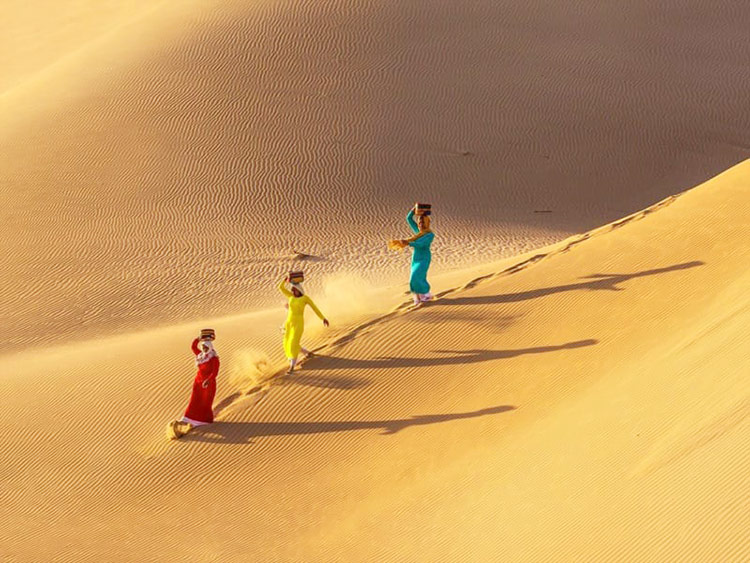 Đồi cát Nam Cương, một tiểu sa mạc đầy nắng của Ninh Thuận