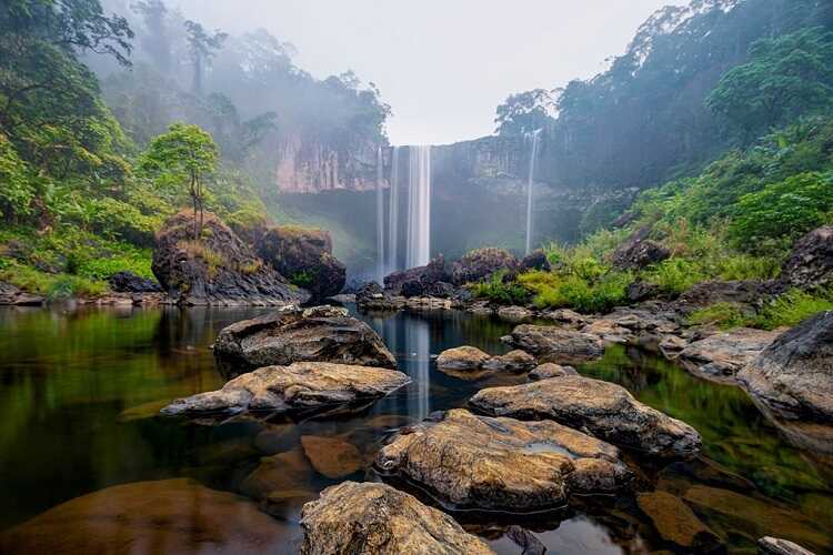 Hệ sinh thái thiên nhiên cực kỳ trong lành và tinh khiết ở thác Phú Cường Gia Lai