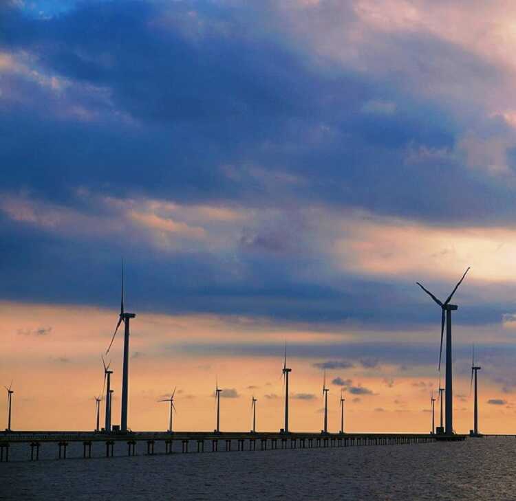 Cánh đồng điện gió Bạc Liêu, phong cách chụp hình sống ảo Châu Âu